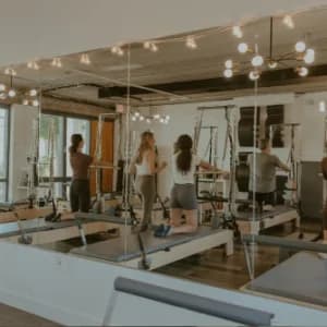 Studio Verve Pilates group class