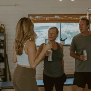 Studio Verve Pilates teacher and students